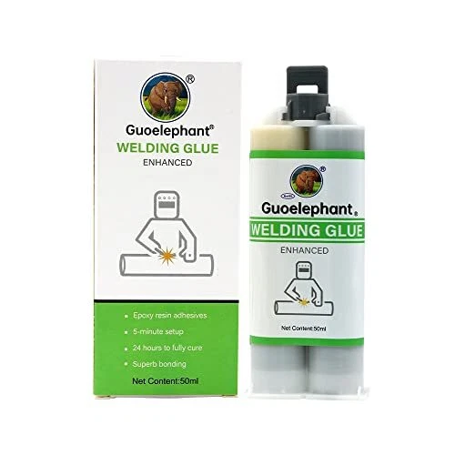Metal Epoxy Glue 50ml, 2 Part Heavy Duty Cold Weld Epoxy Glue for All