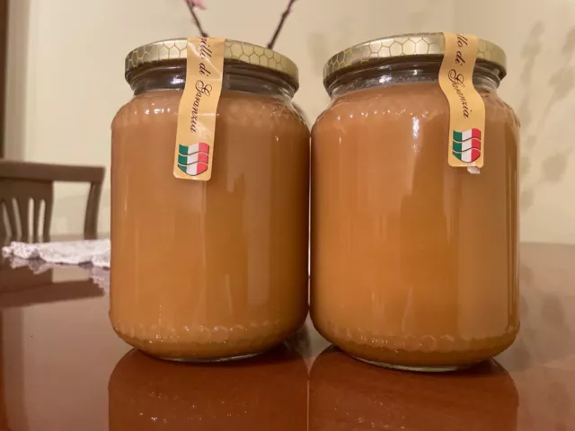 MIELE CARRUBO SARDEGNA -  1 KG - 500 gr - 100% NATURALE