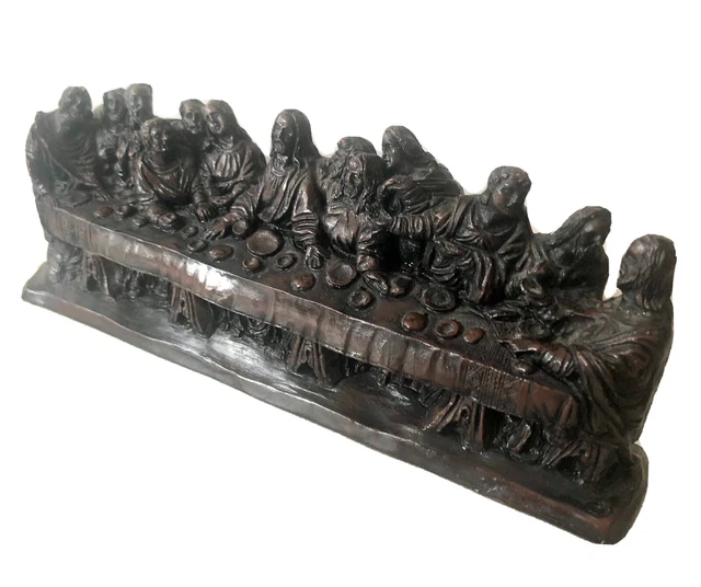 VINTAGE THE LAST Supper Leonardo Da Vinci Jesus & Disciples Handcast ...