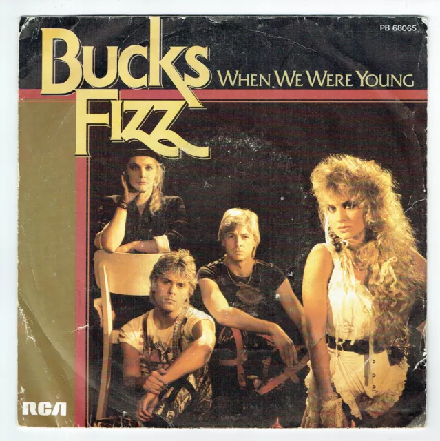 BUCKS FIZZ Vinyl 45T SP 7" WHEN WE WERE YOUNG -THE ENDING STARTS -RCA 6806  RARE