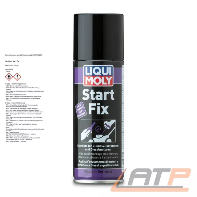 200ml LIQUI MOLY START FIX STARTHILFE STARTERSPRAY STARTER HILFE SPRAY