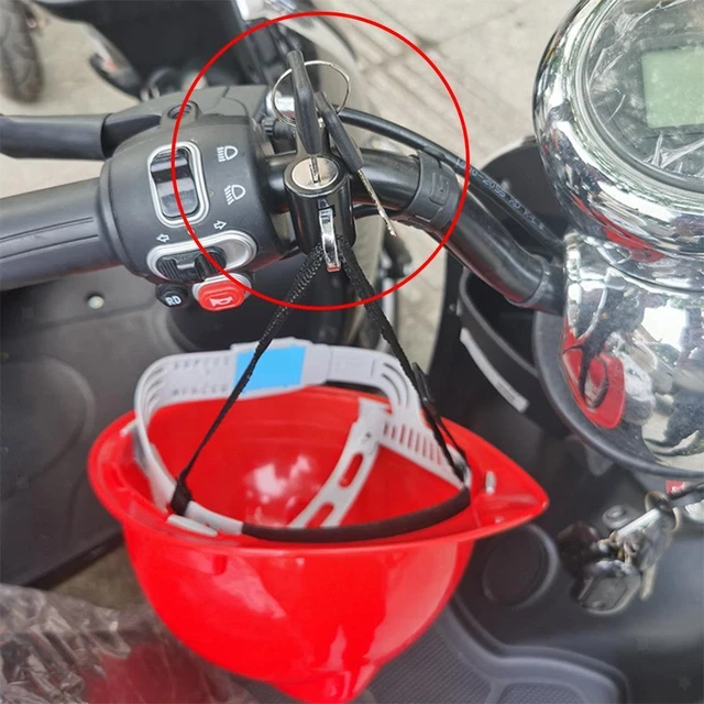 Accessori per manubrio di sicurezza antifurto per casco da moto per