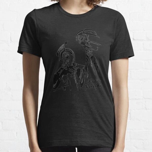 NWT!! Rare Design daft punk techno music Women T-Shirt S-3XL