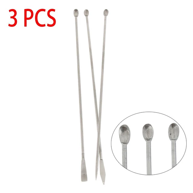 High Quality Stainless Steel Micro Spoon Scoops Spatulas for Accurate Measuring