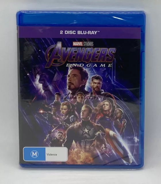 Avengers: Endgame (2019) - New & Sealed 2 Disc Blu ray Set - Free Post