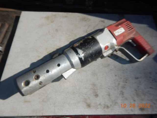 Swiss Made Victaulic Electric Pressfit Tool Model Pft 505 Running For Parts
