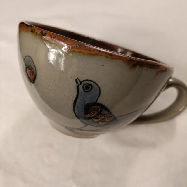 Vtg Tonala El Palomar Tea Cup Coffee Ken Edwards Blue Bird Mexico #4