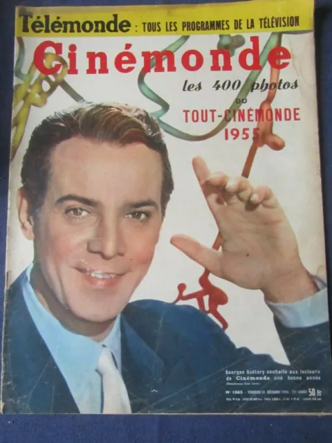 Ancienne Revue Cinemonde Georges Guetary 1954