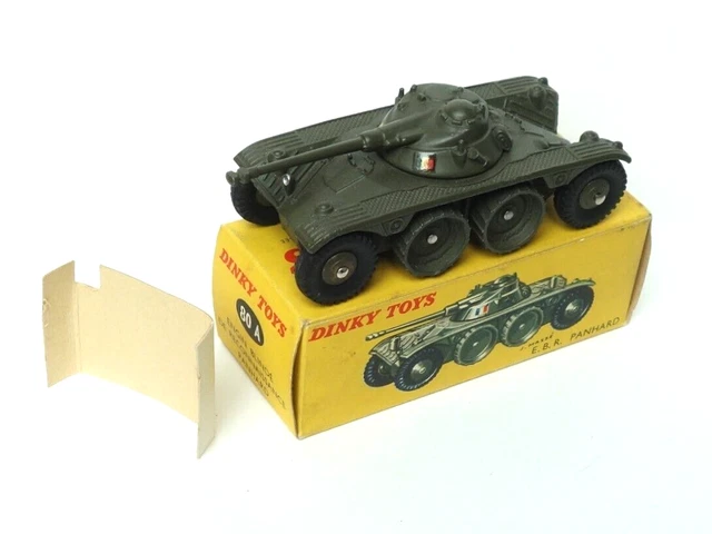 DINKY TOYS : 1 Char E.B.R Panhard FL 10, dans sa boîte d'origine et 1