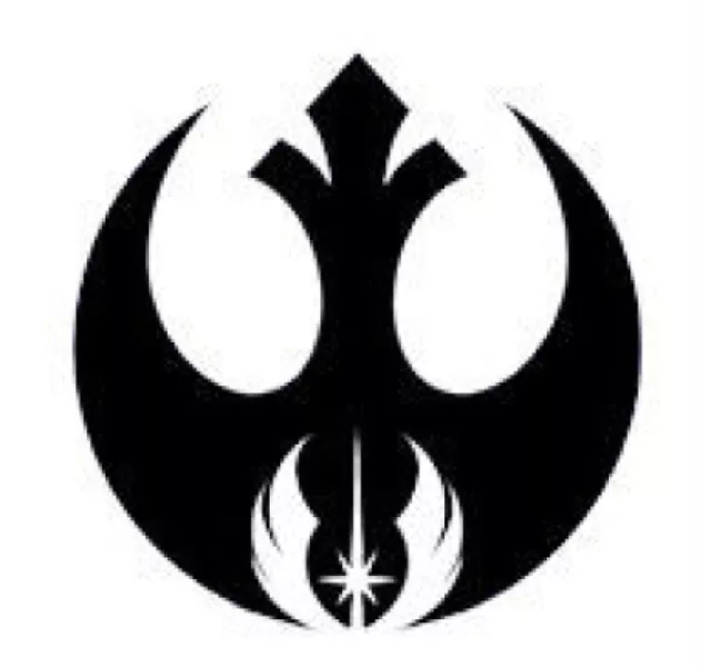 Rebel Alliance & Jedi Order Vinyl Decal Sticker Star Wars Symbol USA Seller