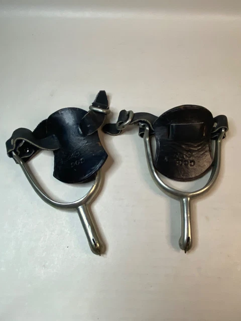 WWI 1915 Long Shank Spurs British Canadian Cavalry Skinner Co.