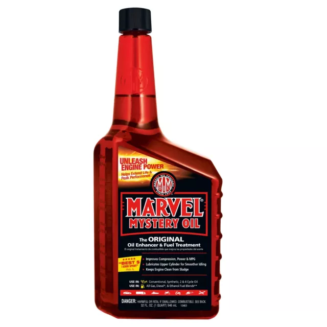 Marvel Mystery Oil - Oil Enhancer and Fuel Treatment, 32 Oz Free Shipping