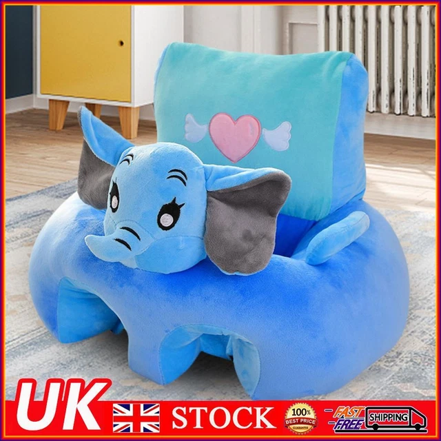 Cartoon Baby Arm Chair Breathable No Filler Baby Sitting Chair for Children Gift
