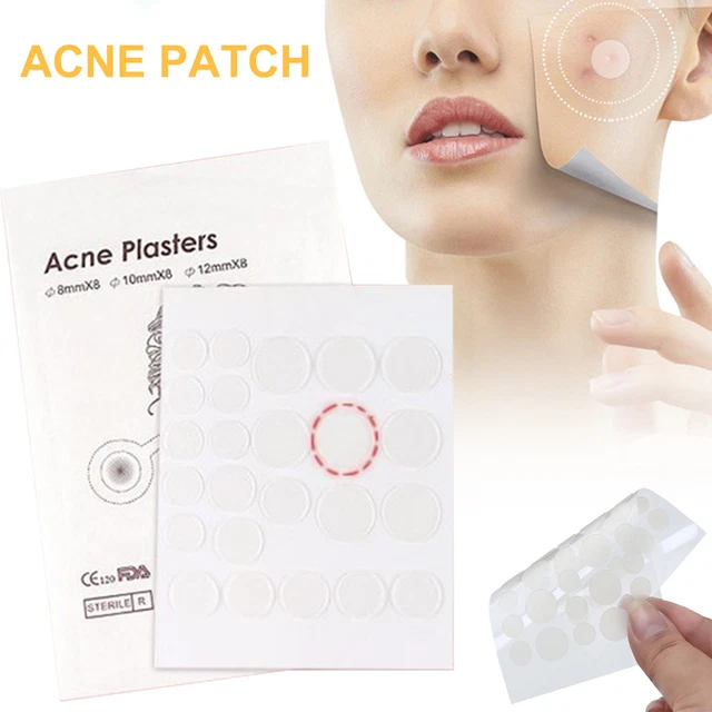 24 piezas/juego de parches universales para eliminar el acné facial suave y no picante suaves para granos
