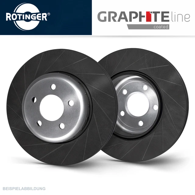 Rotinger High Perf. Graphite Sport-Bremsscheiben-Satz vorne für BMW 5er 6er 7er