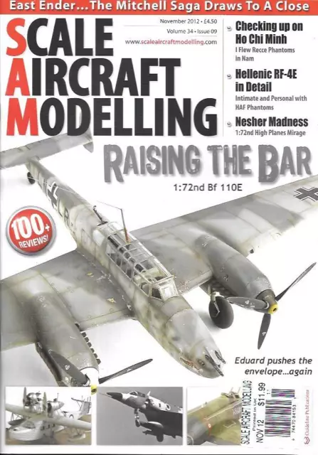 Scale Aircraft Modelling Nov.13 Eduaed Bf 110E Valcom A.29 Cloud B-25J Mitchell