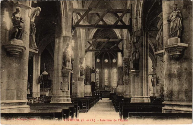 CPA Vetheuil Interior de l'Eglise FRANCE (1330432)