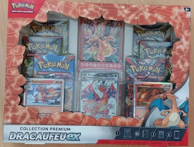 COFFRET POKÉMON COLLECTION Premium Dracaufeu-ex Boîte EUR 55,00 ...