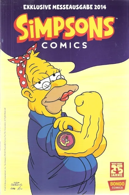 Comics - Simpsons Exklusive Messeausgabe 2014 Erlangen - Panini Verlag deut.