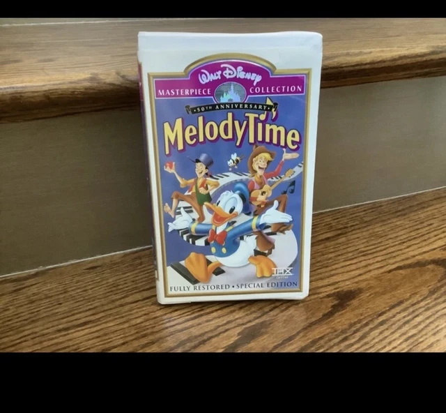 MELODY TIME VHS 1998 Disney 50th Anniversary Masterpiece Collection melody-time-vhs-1998-disney-50th-anniversary-masterpiece-collection