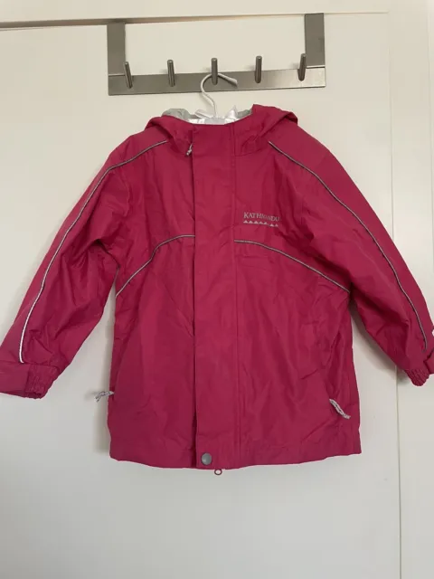 Kathmandu Windproof Rain Jacket Pink Kids Size 4