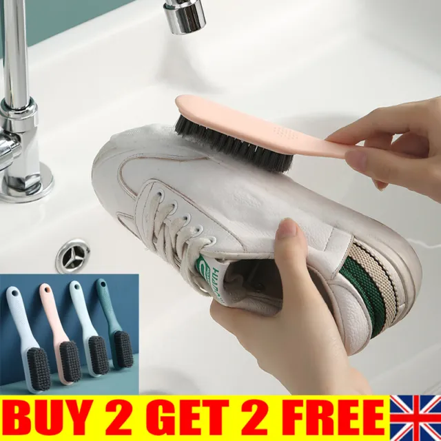 Plastic Scrubbing Cleaner Shoe Brush Soft Bristle Brush Shoes Cleaning L5