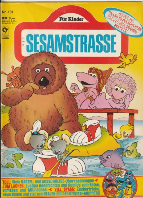 SESAMSTRASSE #131, Condor 1989 COMICHEFT TOP Z1 *puzzles * crafts * game