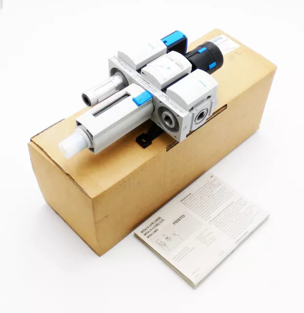 Festo MSB4-1/4:C4:J6:F1-WP 531029: MS4-EM1-1/4-S + 529150 + 529555 - inutilizzato/IMBALLO ORIGINALE -