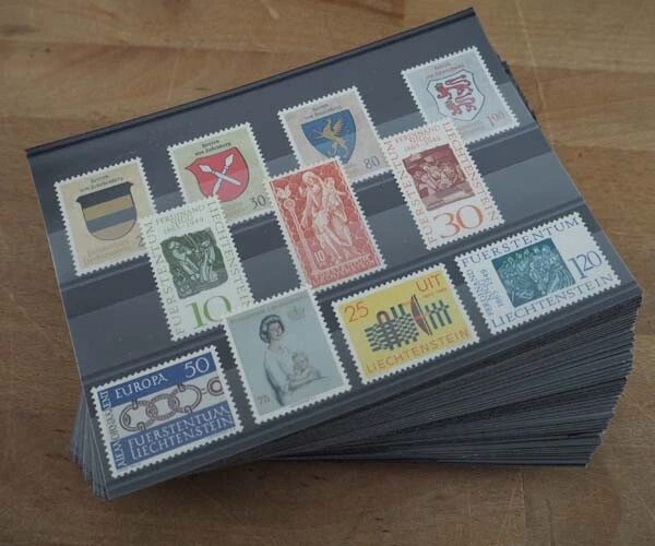1965 Liechtenstein; 40 komplette Jahrgänge von MiNr. 449-459, **/MNH, ME 936,-