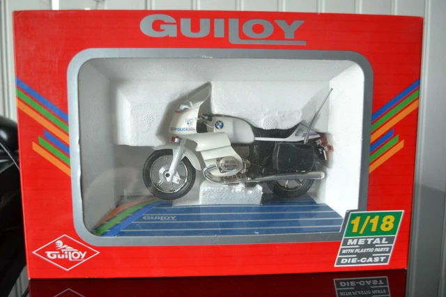 Moto GUILOY Police BMW R100RS au 1/18 neuve (1)