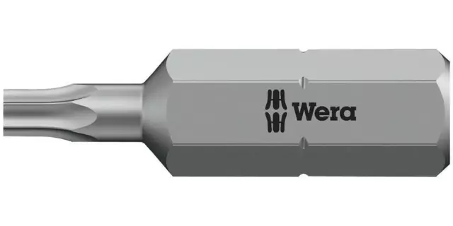 WERA - Embout de tournevis de sécurité Torx inviolable TX8 x 25 mm