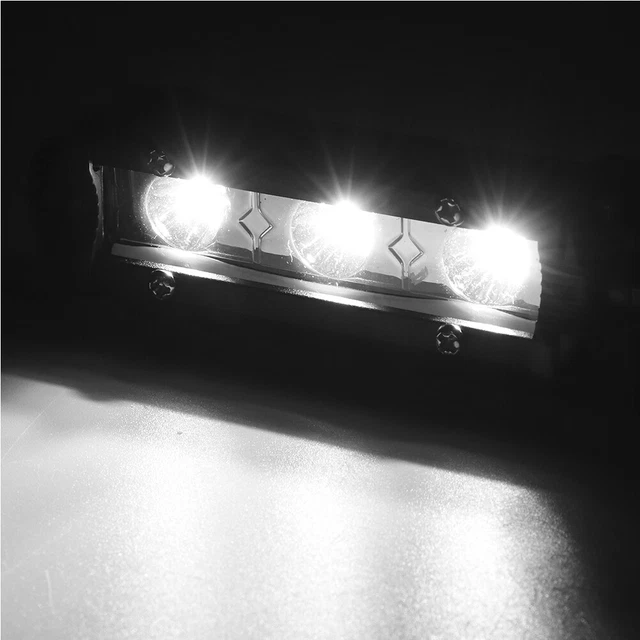 Nuovissima lampada faretto barra luminosa di lavoro 4 pollici 9 W 3LED 6000K per camion fuoristrada SUV barca