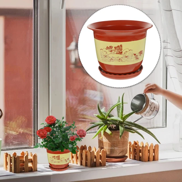 6 set camera giardino interno fiore vaso per vivaio per orchidea indoor fiore