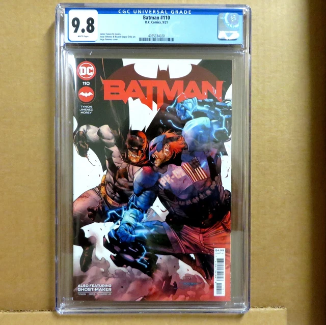 BATMAN #110 CGC Graded 9.8 DC Comics 2021 James Tynion