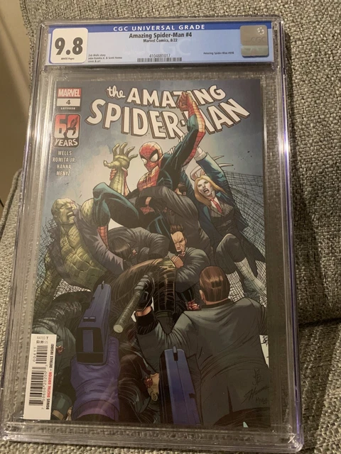 Amazing Spider-Man #4 CGC 9.8 John Romita Jr. Cover A Marvel 2022