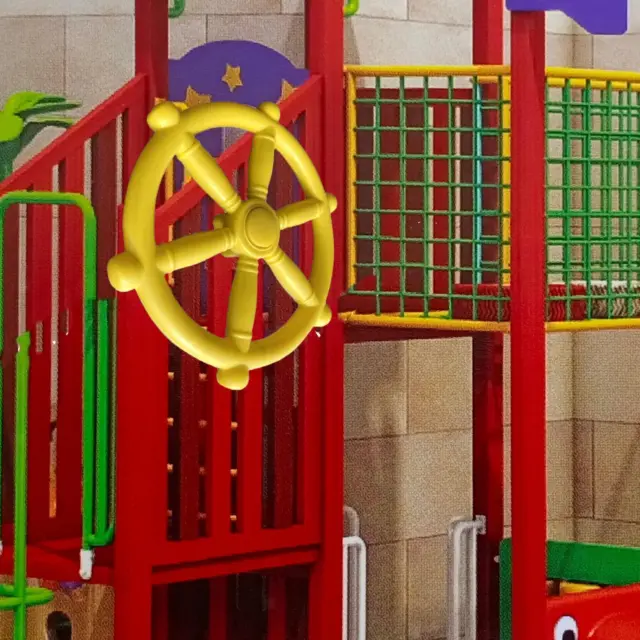 Pirate Ship Wheel Kids Steering Wheel Toy for Backyard Tree House Play House