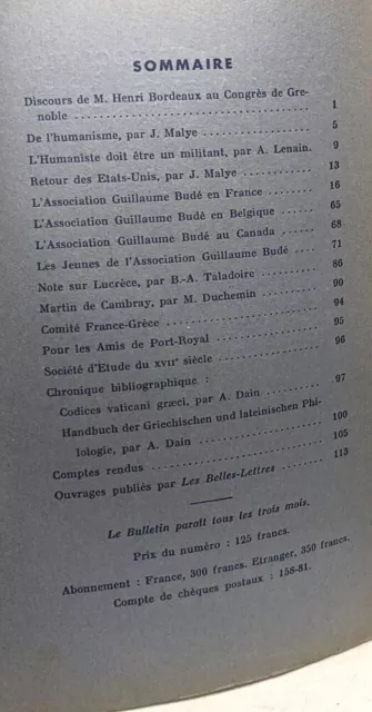 347061|Bulletin de l'association Guillaume Budé (revue de culture 3