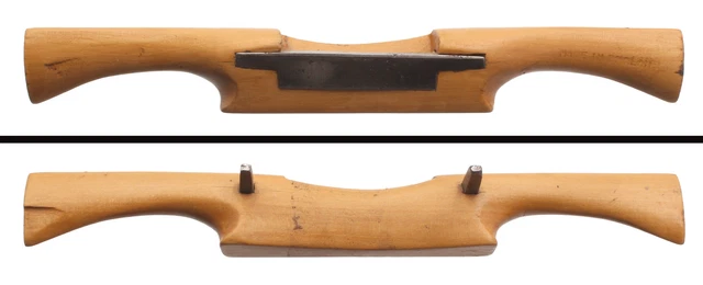 Extra Clean Wm. Marples & Sons 1 1/16" Blade Boxwood Spokeshave - mjdtoolparts