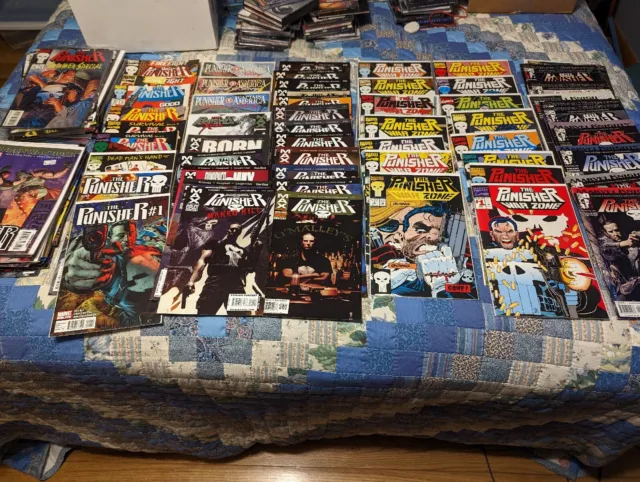 Punisher Lot 100 Comics: MAX, War Zone, Journal, One Shots, Born, Marvel Knights