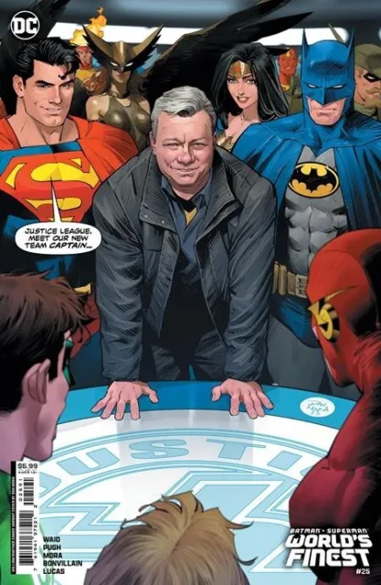 Batman Superman Worlds Finest #25 Cvr G Dan Mora Shatner Cameo (2024)