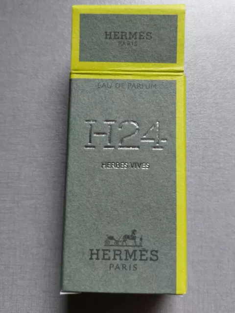 NOUVEAUTEE 2024 miniature  H24  HOMME  HERBES VIVES de  HERMES pleine + boite