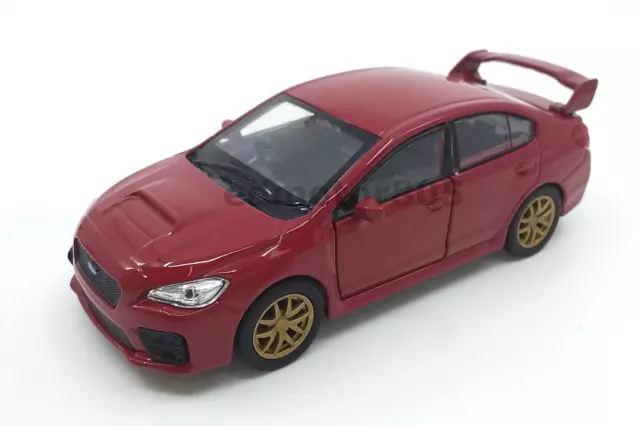 Subaru WRX STi 1:34-1:39 Die Cast Car White Red Blue Collection New