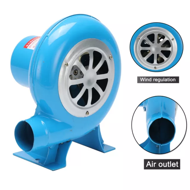 80W Barbecue Combustion Blower Home BBQ Stove Fire Electric Fan Adjustable Speed