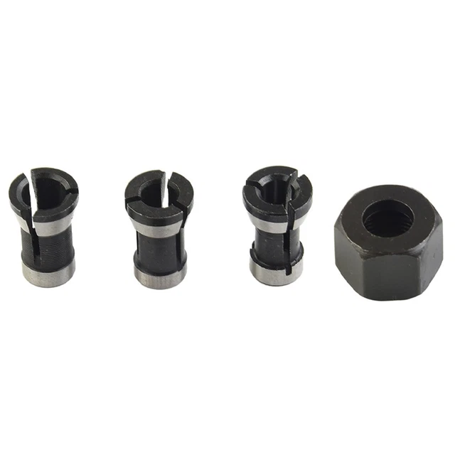 Set 15 Pezzi Pinze Mandrino Per Utensili Rotanti - Mandrino M8, Dadi Metallici, Collet In Ottare 0.8-3.2mm