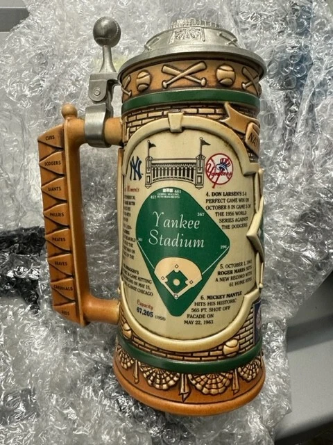 Longton Crown "Turn Back The Clock" Yankee Stadium Beer Stein