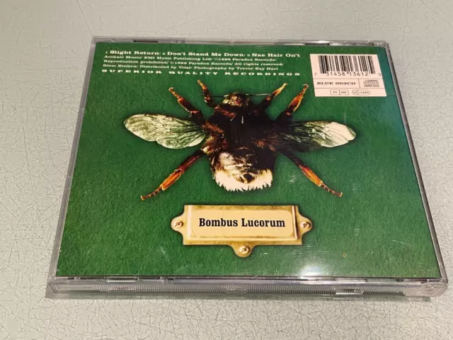 The Bluetones - Slight Return - 3 Track CD Single - 1996 Paradox Records 2