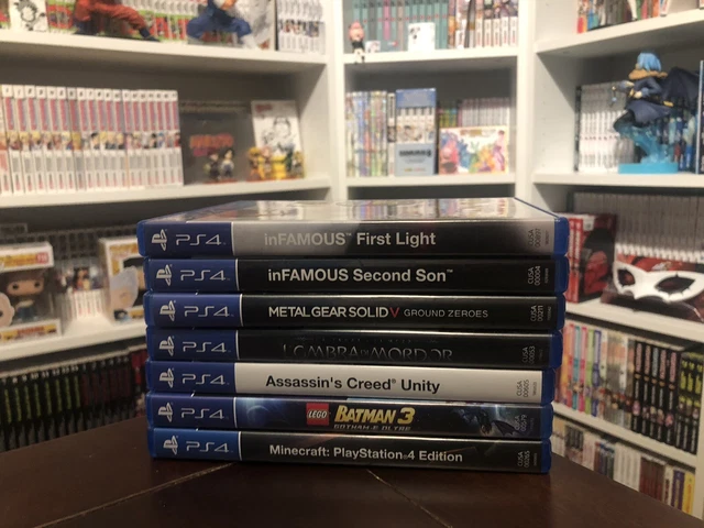Lotto 7 Giochi PS4 PS5 videogiochi Playstation inFAMOUS, Horizon, MGS ecc.