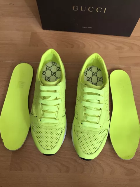SNEAKER GUCCI UOMO asso giallo con lama Gucci EUR 650 00 PicClick IT