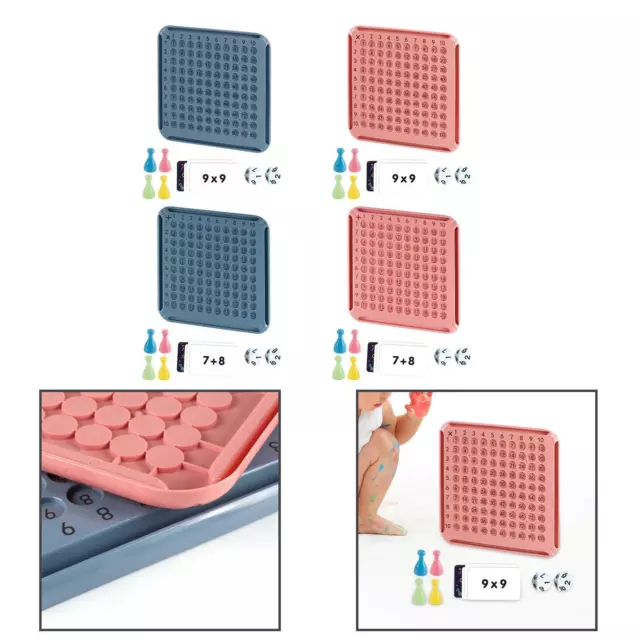 Jeu de société de Multiplication, jouets d'apprentissage précoce, jeu de