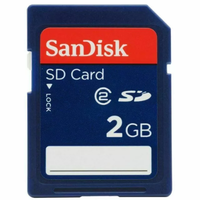 10X SanDisk 2GB SD Secure Digital Memory Standard Card Karte Genuine For camera